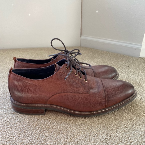 Cole Haan Grand.OS Tan Dress Shoes - Size 12 - Picture 1 of 6